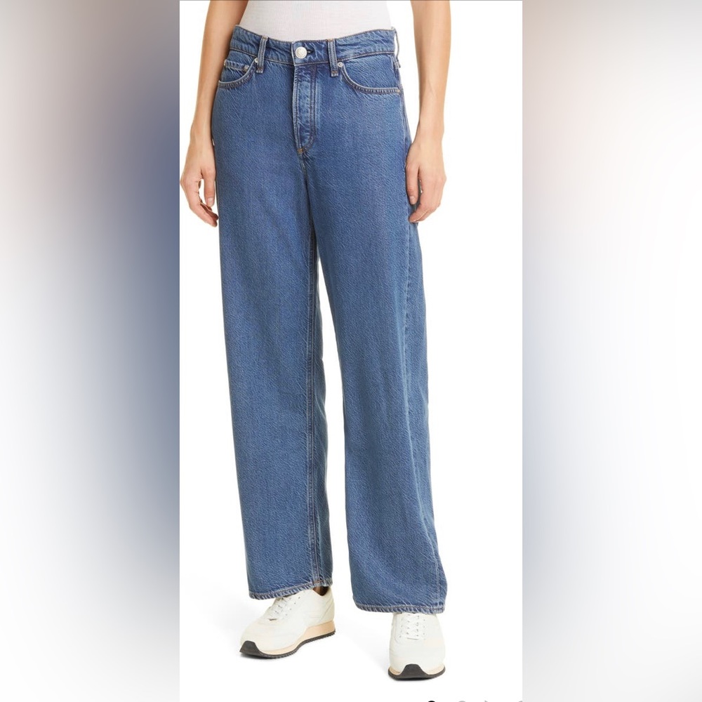 Rag & Bone Featherweight Logan Wide leg Jean Size 30